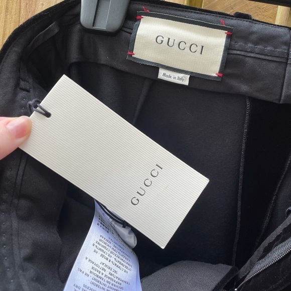 GUCCI Velvet Trousers - Picture 9 of 10